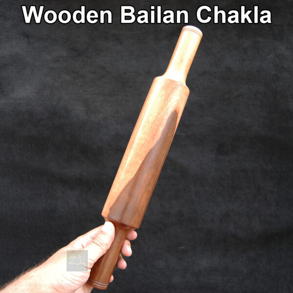 Wood Bailen | Wood Chakla | 14 inch size | Polished wood | Modern design | Wooden Rolling Pin